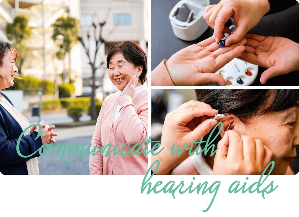 Communicate with hearing aids
